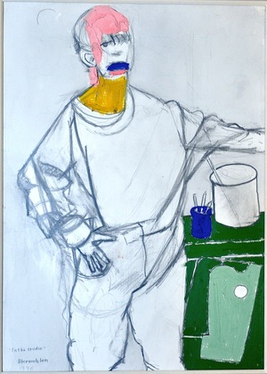 File:Self Portrait (In The Studio) - William Utermohlen.jpg