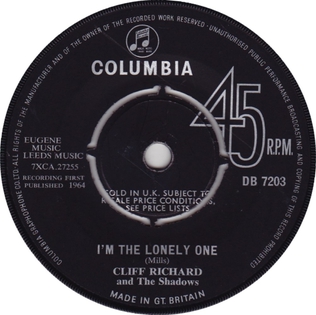 Im the Lonely One 1964 single by Cliff Richard and the Shadows