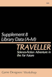 <i>Traveller Supplement 8: Library Data</i> (A-M) Science-fiction role-playing game supplement