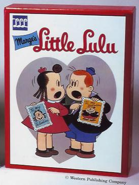 Обложка футляра для третьего тома библиотеки Little Lulu 