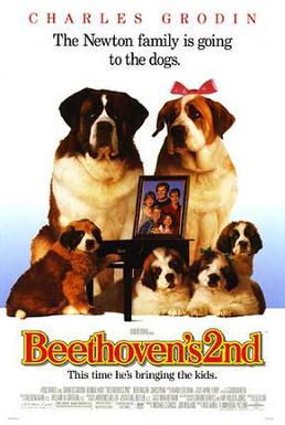 Beethoven's 2nd movie poster
