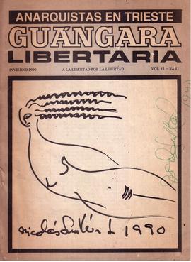 Cover of the Winter 1990 issue of Guángara Libertaria.