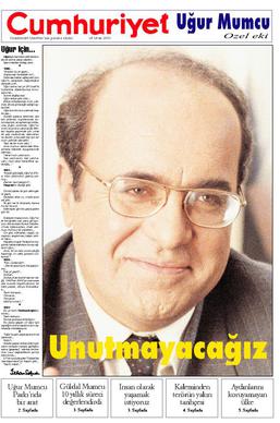 <span class="mw-page-title-main">Uğur Mumcu</span> Turkish investigator, journalist who was killed by bomb in his car