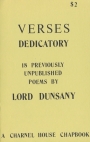 <i>Verses Dedicatory</i> Book of poetry by Lord Dunsany