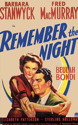 <i>Remember the Night</i> 1940 film by Mitchell Leisen