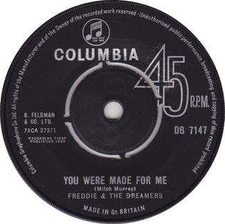 <span class="mw-page-title-main">You Were Made for Me (Freddie and the Dreamers song)</span> 1963 single by Freddie and the Dreamers