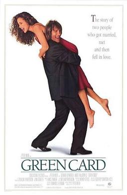 <i>Green Card</i> (film) 1990 romantic comedy film