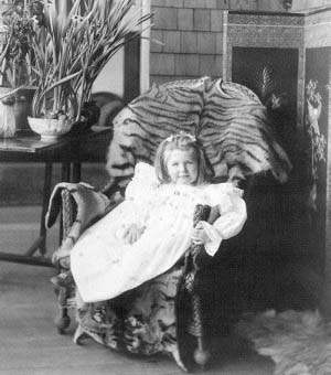 The Kiplings' first daughter Josephine, 1895. She died of pneumonia in 1899 aged 7.