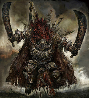 <span class="mw-page-title-main">Starscourge Radahn</span> Fictional character