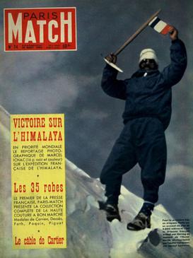 <span class="mw-page-title-main">1950 French Annapurna expedition</span> First ascent by Maurice Herzog and Louis Lachenal
