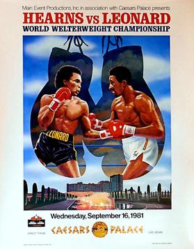 <span class="mw-page-title-main">Sugar Ray Leonard vs. Thomas Hearns</span> 1981 boxing match