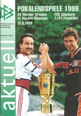 Programm 1995/96 FC Hansa Rostock Werder Bremen 