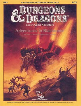 Cover of DA1 Adventures in Blackmoor