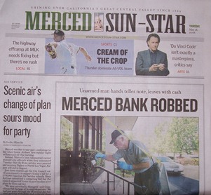 <i>Merced Sun-Star</i> Newspaper in Merced, California