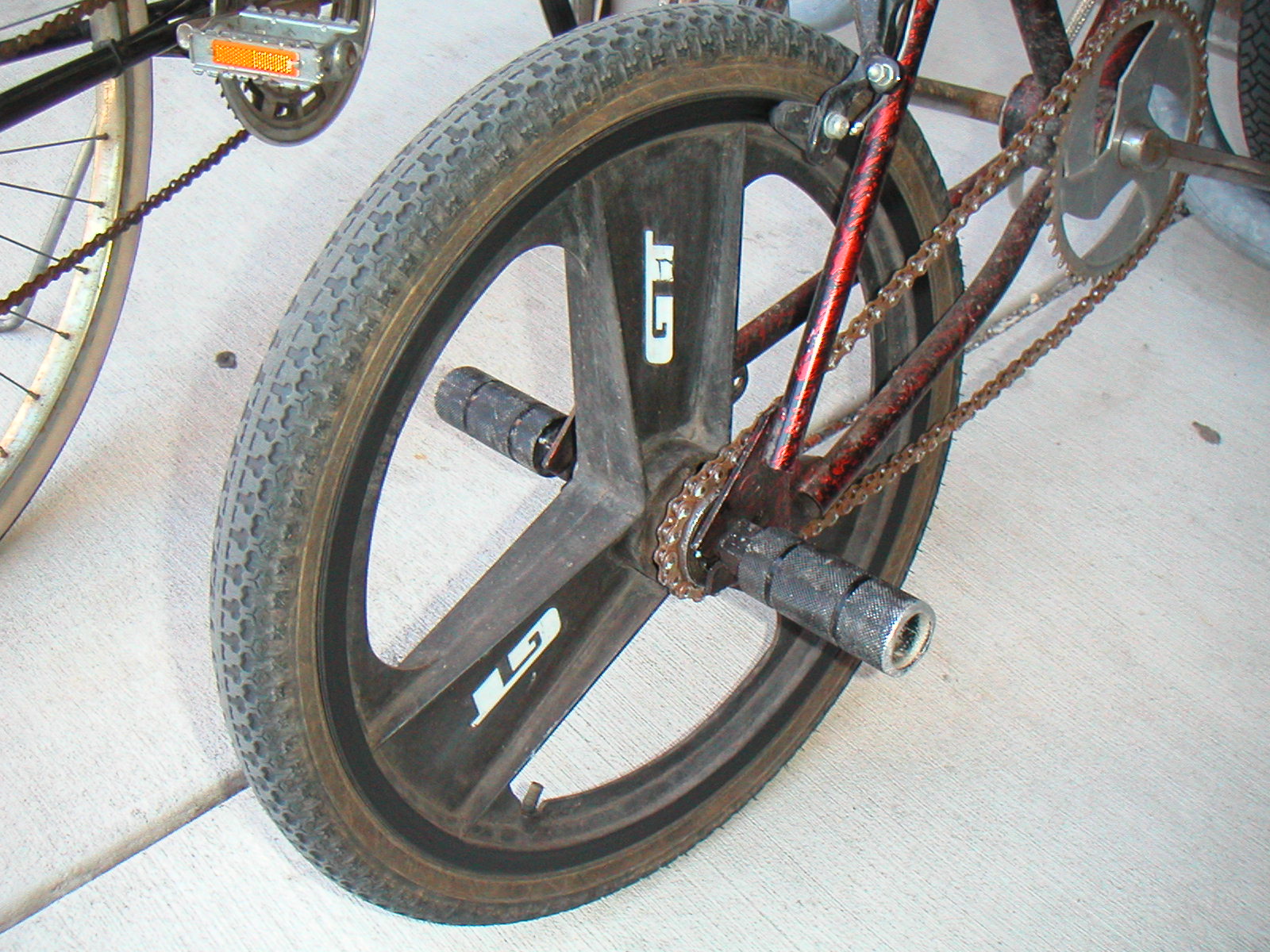 bike tire and rim