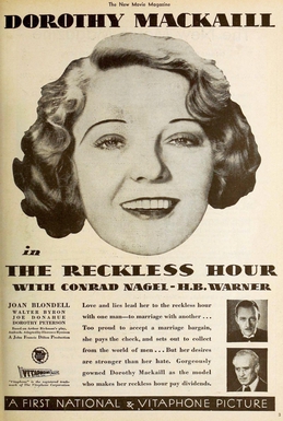 <i>The Reckless Hour</i> 1931 film