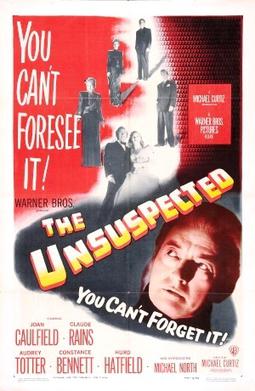 <i>The Unsuspected</i> 1947 film by Michael Curtiz