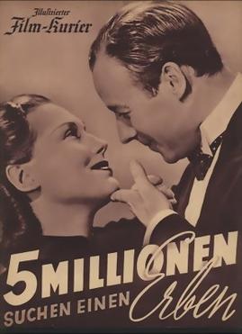 <i>Five Million Look for an Heir</i> 1938 film