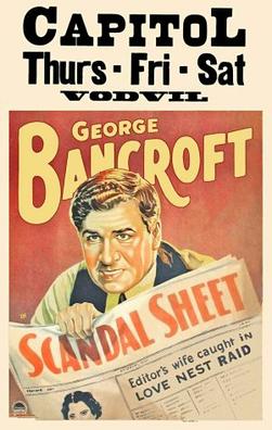 <i>Scandal Sheet</i> (1931 film) 1931 film