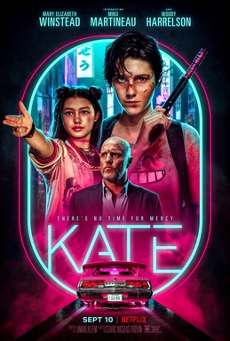 File:Kate (film).jpg
Description	
This is a poster for Kate.
The poster art copyright is believed to belong to the distributor of the film, Netflix, the publisher of the film or the graphic artist.