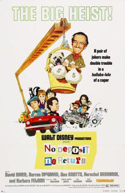 <i>No Deposit, No Return</i> 1976 film by Norman Tokar