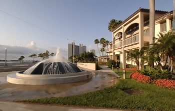 Palm Beach Atlantic University lies along the Intracoastal Waterway Lake Worth Lagoon
