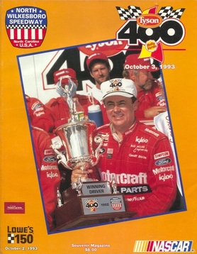 <span class="mw-page-title-main">1993 Tyson Holly Farms 400</span> 26th race of the 1993 NASCAR Winston Cup Series