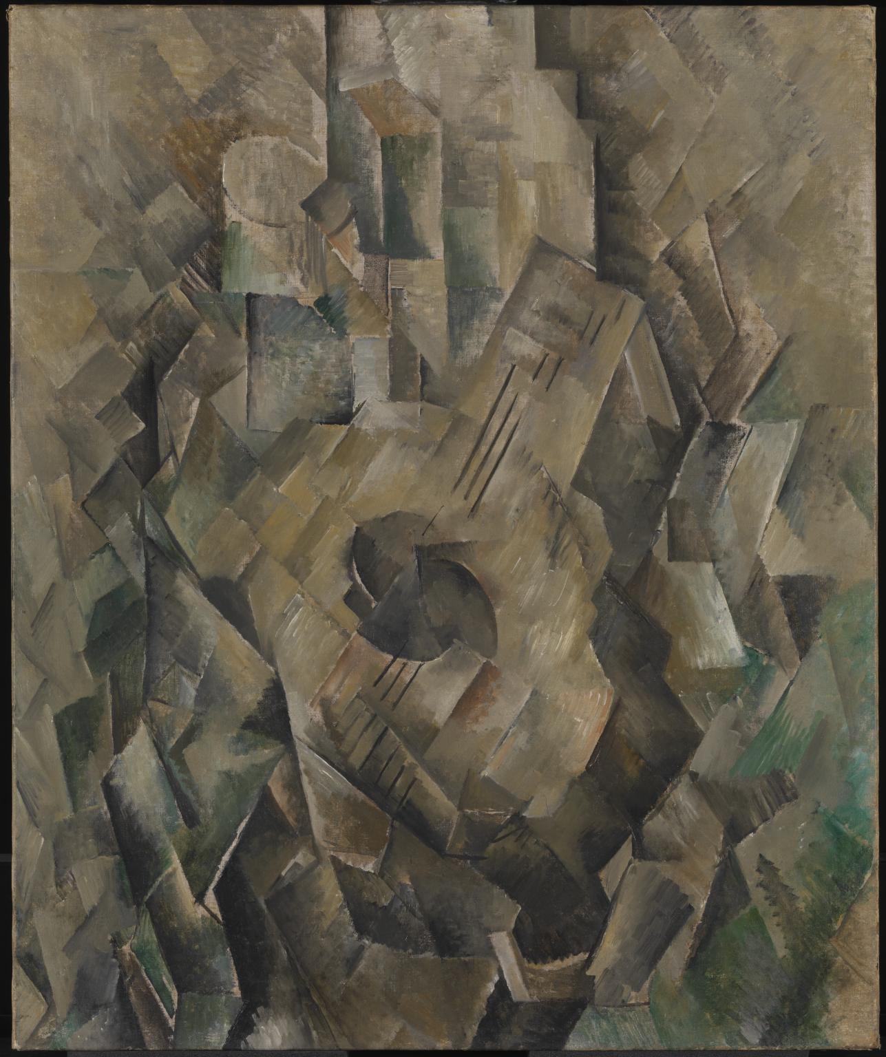 1910 / La guitare by Georges Braque / Cubism