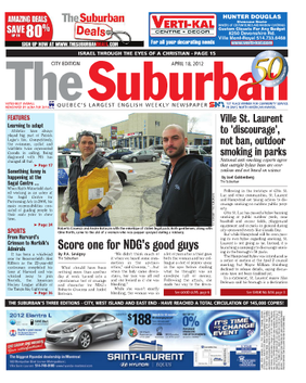 <i>The Suburban</i> Canadian newspaper