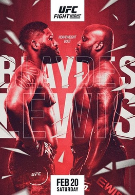 <span class="mw-page-title-main">UFC Fight Night: Blaydes vs. Lewis</span> UFC mixed martial arts event in 2021