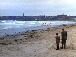 The beach running scene was filmed on West Sands, St Andrews, Scotland, adjacent to the Old Course.