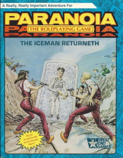 <i>The Iceman Returneth</i> Humorous tabletop role-playing adventure