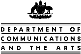 Ministerium für Kommunikation und Kunst (Australien, 1994–98) logo.gif