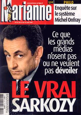 <i>Marianne</i> (magazine) Weekly French news magazine