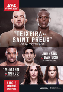 <span class="mw-page-title-main">UFC Fight Night: Teixeira vs. Saint Preux</span> UFC mixed martial arts event in 2015
