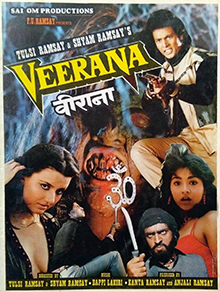 <i>Veerana</i> 1988 film by Tulsi Ramsay, Shyam Ramsay