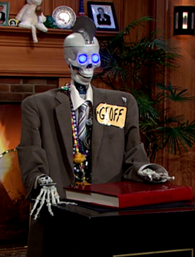 <span class="mw-page-title-main">Geoff Peterson</span> Animatronic human skeleton