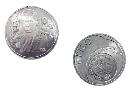 File:PHP1 Horacio dela Costa commemorative coin.png
