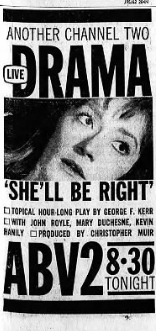 <i>Shell Be Right</i> 1962 Australian television play