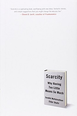 <i>Scarcity: Why Having Too Little Means So Much</i> 2013 book by Sendhil Mullainathan and Eldar Shafir