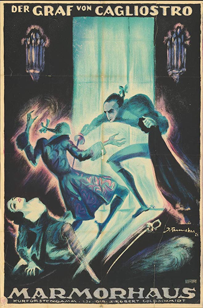 <i>The Count of Cagliostro</i> 1920 Austrian silent horror film