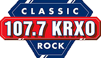 107.7 KRXO logo used from 1990s to 2013. 1077 KRXO Classic Rock.png