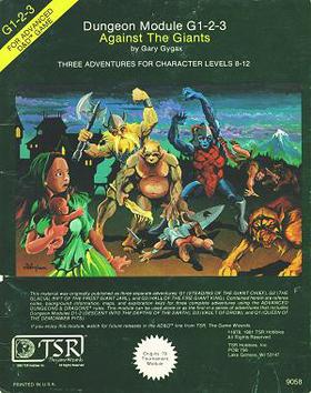 <i>Against the Giants</i> Role-playing game adventure by Gary Gygax