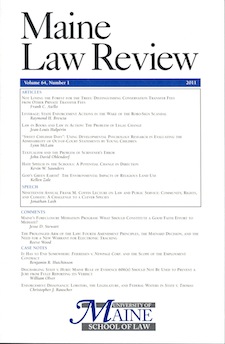 <i>Maine Law Review</i> Academic journal