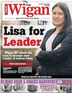 <i>Wigan Post</i> Daily tabloid newspaper for the Wigan region