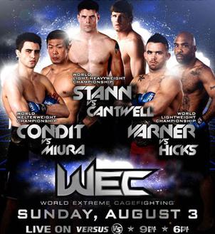 <span class="mw-page-title-main">WEC 35</span> WEC MMA event in 2008
