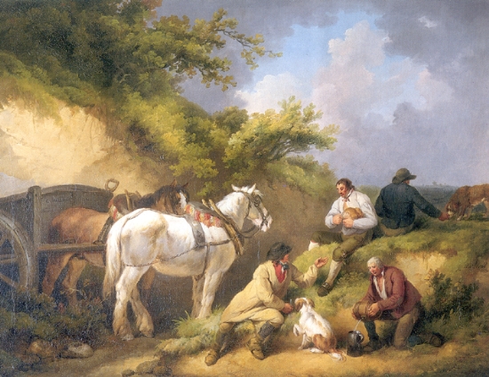 File:George Morland - The Labourers Luncheon 1792.jpg