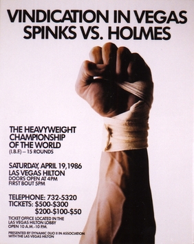 <span class="mw-page-title-main">Michael Spinks vs. Larry Holmes II</span> Boxing match