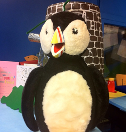 <span class="mw-page-title-main">Oscar Puffin</span> Television station mascot in the Channel Islands