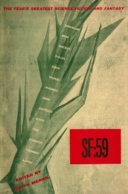 <i>SF 59: The Years Greatest Science Fiction and Fantasy</i> 1959 anthology edited by Judith Merril